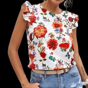 Flowered Blouse